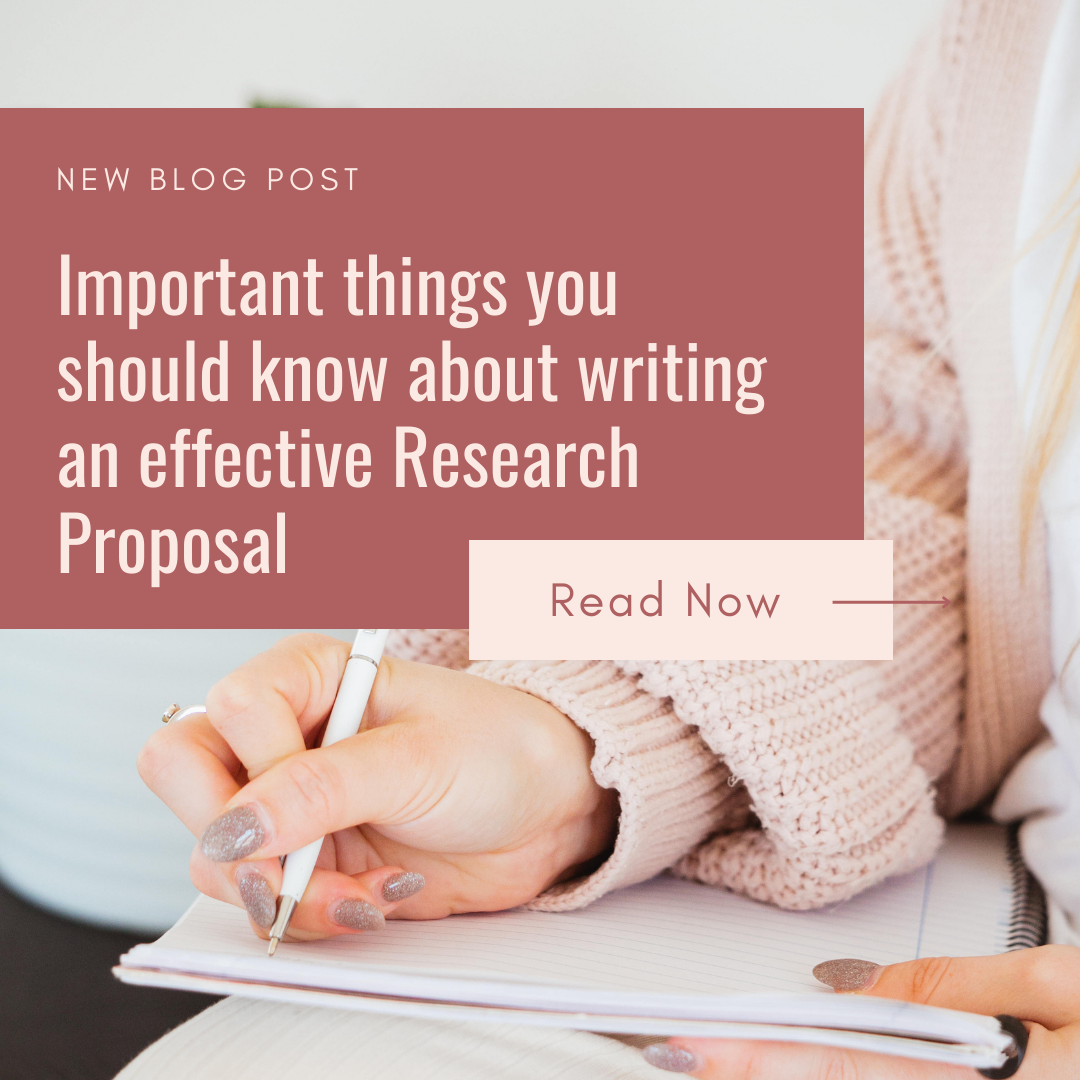 Write an effective research proposal